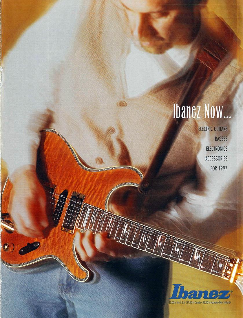 1997 Ibanez catalog USA cover