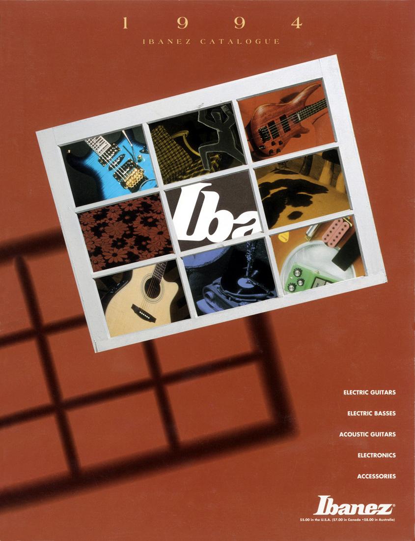 1994 Ibanez catalog USA cover