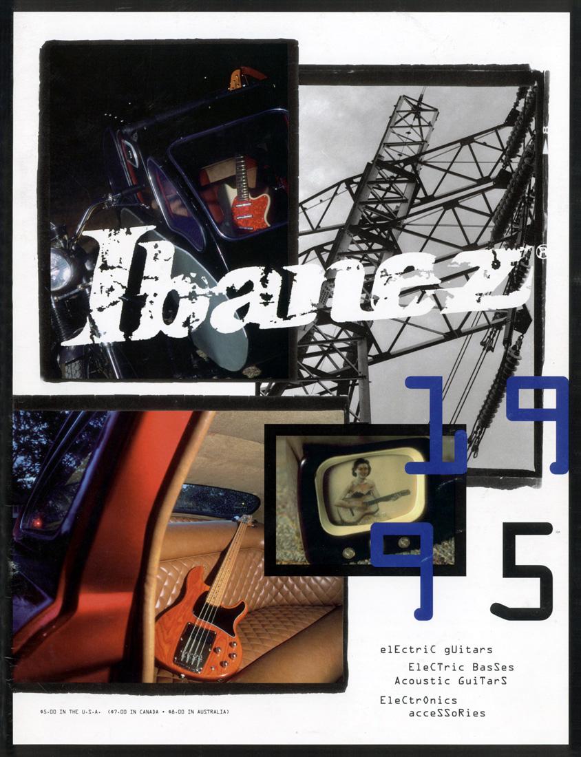 1995 Ibanez catalog USA cover
